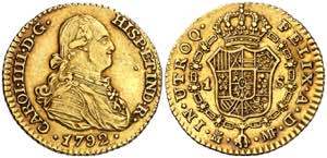 1792. Carlos IV. Madrid. MF. 1 escudo. (AC. ... 
