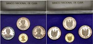 Cuba. 1977. (Kr. 38 a 40 y 43). Estuche del ... 