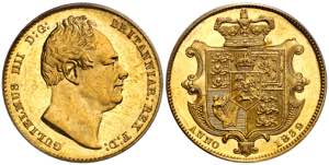 Gran Bretaña. 1832. Guillermo IV. 1 libra. ... 