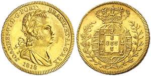 Portugal. 1818. Juan VI. Lisboa. 1/2 escudo. ... 