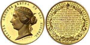 1859. Isabel II. Guerra de África contra ... 