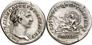 (107 d.C.). Trajano. Denario. (Spink 3138) ... 