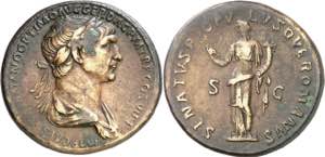(116 d.C.). Trajano. Sestercio. (Spink 3192) ... 