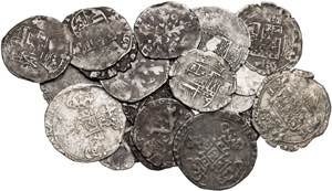 Lote de 19 monedas en plata de los Países ... 
