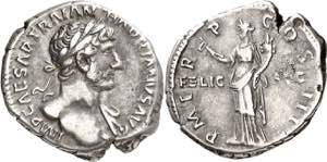 (119-120 d.C.). Adriano. Denario. (Spink ... 