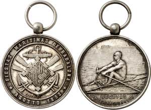 1893. (Cru.Medalles 863). Fiestas marítimas ... 