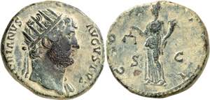 (125-127 d.C.). Adriano. Dupondio. (Spink ... 