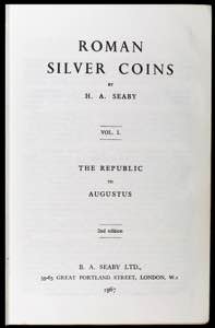 SEABY, H. A.: Roman Silver Coins. Volume ... 
