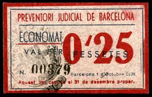 Barcelona. Preventori Judicial. Economat. 25 ... 