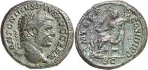 (217 d.C.). Caracalla. As. (Spink 7001) (Co. ... 