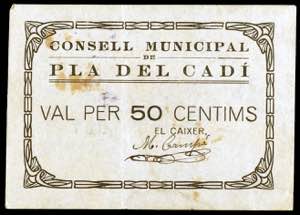 Pla del Cadí, el. 50 céntimos. (T. 2143a). ... 