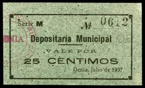 Denia (Alicante). Depositaria Municipal. 25 ... 