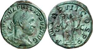 (246 d.C.). Filipo I. Sestercio. (Spink ... 