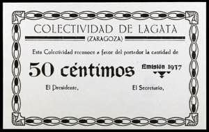 Lagata (Zaragoza). Colectividad. 50 ... 