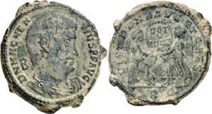 (351-352 d.C.). Magnencio. Roma. AE 25. ... 