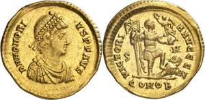 (393-395 d.C.). Honorio. Constantinopla. ... 