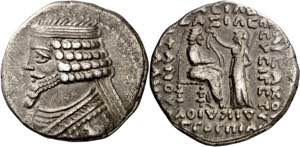 Imperio Parto. Phraates IV (38-2 a.C.). ... 
