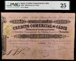 1865. Crédito Comercial de Cádiz. 2000 ... 