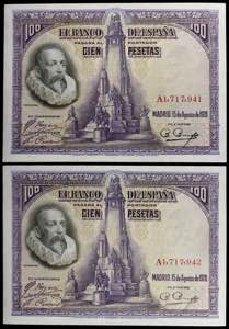 1928. 100 pesetas. (Ed. C6a) (Ed. 355a). 15 ... 