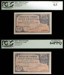 1936. Burgos. 10 pesetas. (Ed. D19) (Ed. ... 