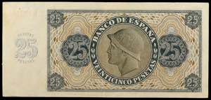 1936. Burgos. 25 pesetas. (Ed. ... 
