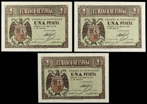 1938. Bugos. 1 peseta. (Ed. D29a) (Ed. ... 