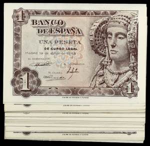 1948. 1 peseta. (Ed. D58 y D58a) (Ed. 457 y ... 