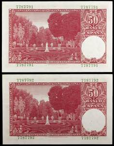 1951. 50 pesetas. (Ed. D63) (Ed. ... 