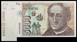 1992. 5000 pesetas. (Ed. E10a) ... 