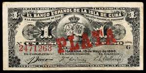 1896. Banco Español de la Isla de Cuba. 1 ... 