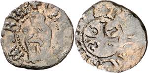 1526. Carlos I. Puigcerdà. 1 diner. (AC. ... 