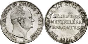 Alemania. Prusia. 1854. Federico Guillermo ... 