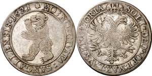 Suiza. San Galo. 1621. 1 taler. (Kr. 61). ... 