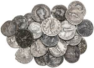 Lote de 25 denarios (Marco Antonio a ... 