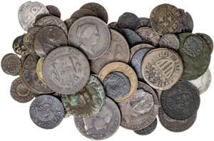 Lote de 62 monedas, desde 1484 hasta el s. ... 