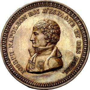 Francia. s/d (1812). José Napoleón. Placa ... 