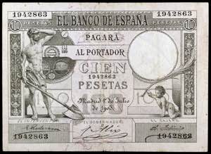 1903. 100 pesetas. (Ed. B94) (Ed. 310). 1 de ... 