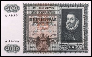 1940. 500 pesetas. (Ed. D40) (Ed. 439). 9 de ... 