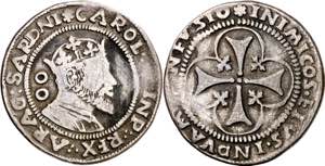 s/d. Carlos I. Cagliari. 2 reales. (Cru.C.G. ... 
