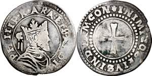 s/d. Felipe II. Cagliari. 2 reales. ... 