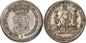 1833. Isabel II. Cádiz. Medalla de ... 