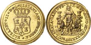 1833. Isabel II. Cádiz. Medalla de ... 