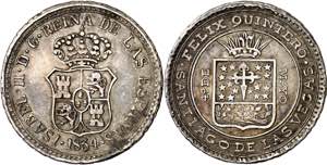 1834. Isabel II. Santiago de las Vegas. ... 
