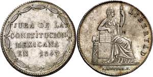 México. 1843. Jura de la Constitución. ... 