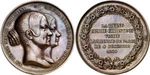 Francia. 1840. Isabel II. Visita de María ... 