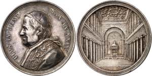 Italia. Estados Pontificios. 1874. Pío IX. ... 