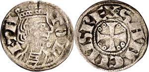 Sancho III (1157-1158). Osma. Dinero. ... 