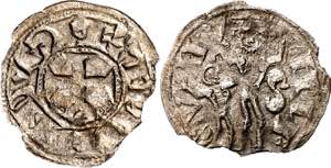 Fernando II (1157-1188). Soria. Dinero. ... 