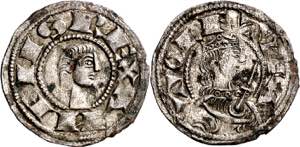 Fernando II (1157-1188). Toledo. Dinero. ... 