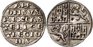 Alfonso X (1252-1284). Murcia. Dinero de ... 